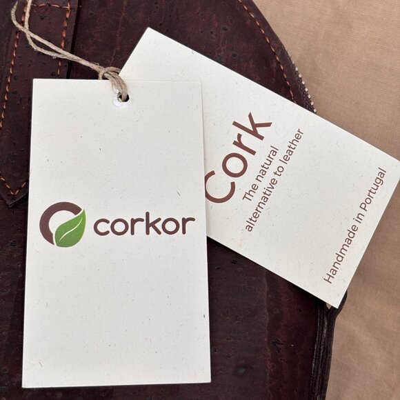 Corkor cork brown crossbody purse (vegan, ecofriendly) - Picture 7 of 8